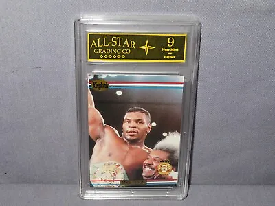 1991 Ringlords  MIKE TYSON  Promo Sample Trading Card All-Star Graded 9 NM • $59.99