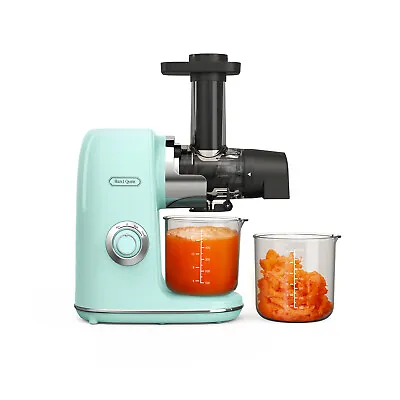 Hazel Quinn Masticating Juicer Slow Cold Press Machine Easy To Clean Mint Green • $59.99