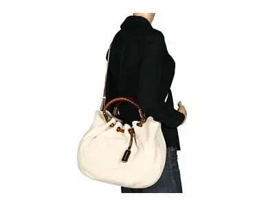 MICHAEL KORS Skorpios Handbag Purse Pebbled Leather Braided Leather Handles-New! • $395