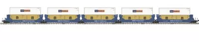 Mth Premier Csx 5 Car Twin Stack Set! O Scale Double Husky Intermodal • $599.99