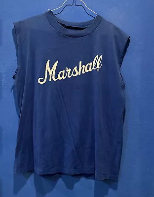 Vintage Marshall Amps Dietze Music Sleeveless T Shirt Single Stitch Unisex (S58) • $32.95