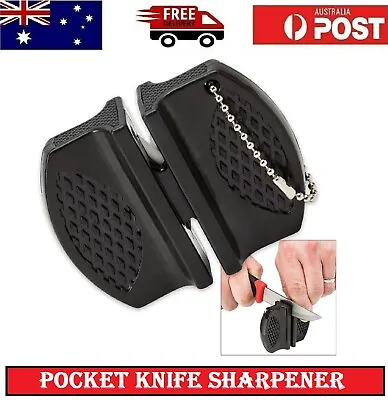 $9.98 • Buy Mini Pocket Kitchen Knife Sharpener Camping Hunting Knives Blade Sharpening Tool