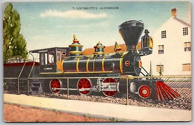 Virginia City Nevada 1940s Postcard Locomotive Glenbrook Mining Train • $4.13