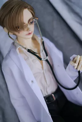 SD13/17 LoongSoul ID BJD Clothes Doctor Uniform White Overall & Stethoscope AOD • $62.76