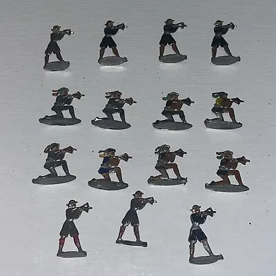 Tin Flat Toy Soldiers 30mm X 15 #13 • $13.89