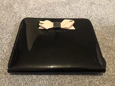 £8.50 • Buy Ted Baker Black / Pink Bow Ipad Case 28cm X 21cm