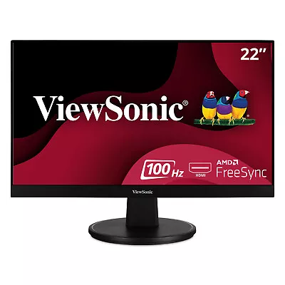 ViewSonic Full HD 1080p Monitor VA2247-MH 22  AMD FreeSync • $89.99