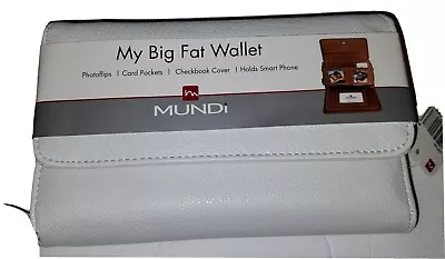 Mundi Ladies My Big Fat Wallet  White* • $47.99