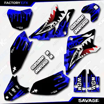 $39.99 • Buy Blue Savage Racing Graphics Kit Fits 06-23 YAMAHA TTR50 TTR 50 Decal