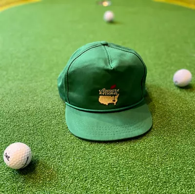 Rare Vintage Augusta National Masters Golf Cap In Green • $149.99