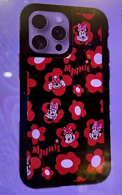 2024 Disney Parks Minnie Mouse Red Flower IPhone 14/15 Pro Max Case • $48.95