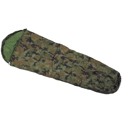 Fox Outdoor Sleeping Bag Warm Hood Camping Military Outdoor Woodland Camouflage • £56.95