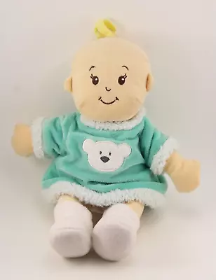 Manhattan Toy Wee Baby Stella Doll Plush Blonde Green Outfit Diaper Booties 2016 • $18