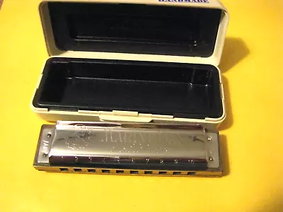 M. Hohner Marine Band Harmonica No. 1896 Key C - 10 Hole - Nice - W/orig.  Box • $9.99