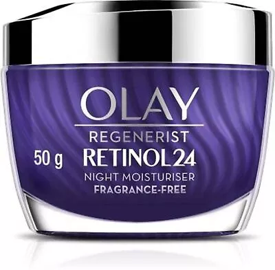 Olay Night Cream: Regenerist Retinol 24 Moisturiser 50 G • $90.38