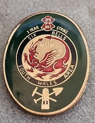   Colliery Mining Miners Strike 1984 NUM  Badge • £75