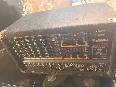 YAMAHA EMX 660 Powered Mixer 600W With DIGITAL EFFCTS • £120
