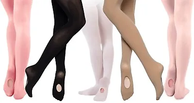 £3.49 • Buy Convertible Dance Tights For Ballet Jazz Modern, Childrens & Adults. UK Supplier