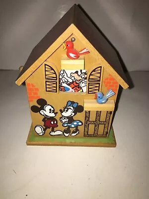 Vintage Schmid Music Box Japan Tune 209 Wood House • $14.95