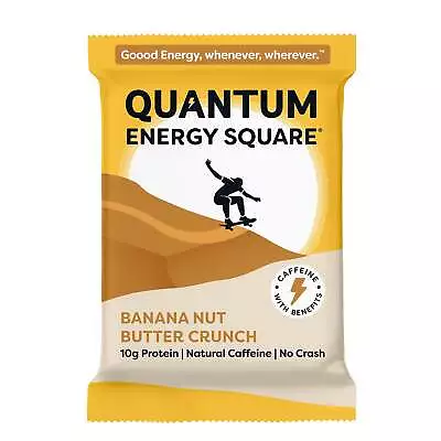Quantum Energy Squares Bar Ban Nut Btr Crnch  1.69 Oz • $2.61