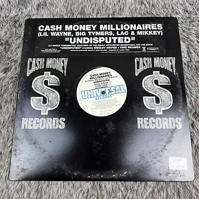 Cash Money Millionaires Undisputed Vinyl Single 2001 • $5.30