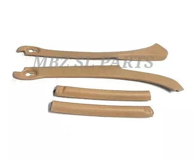 Mercedes W107 R107 350 450 380 560 SL 4 Pieces Hardtop Molding Trim Palomino OEM • $299