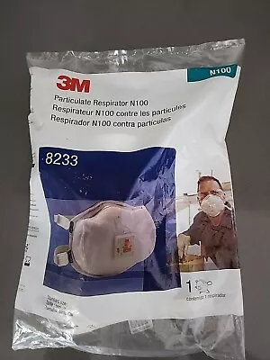 3M 8233 N100 Particulate Respirator Sealed Approved Product • $7.99