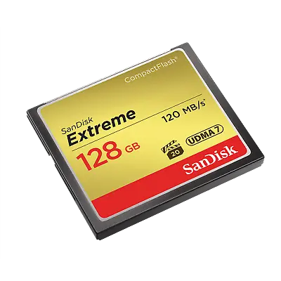 SanDisk Extreme 128GB CompactFlash Memory Card - SDCFXS-128G-A46 • $69.99