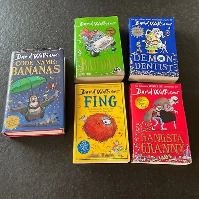 David Walliams Books Bundle X5 • £5