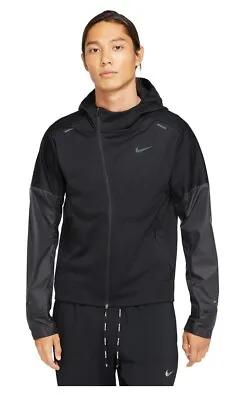 Nike Sphere Shield Resist Windrunner Running Jacket Black Size Medium CU5366 010 • $174.50