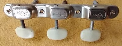 1960s White Buttons Van Ghent 3 Tuner Hagstrom Burns Vox Guitar Machine Head • $39.50