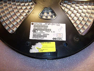 QTY (350)  470uf 6.3V 105' F12 SMD  ELECTROLYTIC 6SVP470M SANYO OSCON  ROHS • $39.99