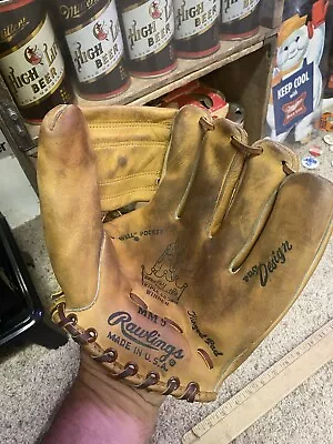 Mickey Mantle Baseball Glove Rawlings Old 1950s • $75