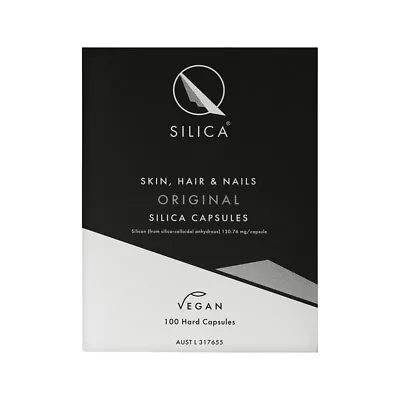 ^ Q Silica Skin Hair & Nails Original Silica 100 Capsules • $53.14