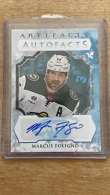 2023 Artifacts Hockey Marcus Foligno Autofacts Autograph Card #AF-KD Blackhawks • $14.99