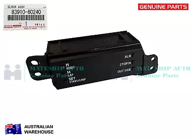 GENUINE Toyota LandCruiser VDJ76 VDJ78 VDJ79 Dash Clock Multifunction W/o Sensor • $414.01