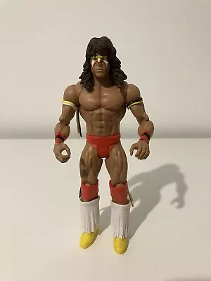 WWE Ultimate Warrior Wrestling Figure-Basic Series 56-Mattel-WWF • £9.99