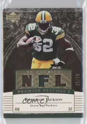 2007 UD Premier Patch 3 Gold /75 Brandon Jackson #PP3-BJ Rookie Patch RC • $5.56