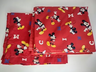 Set Of 2 Mickey Mouse Window Valances • $11.04