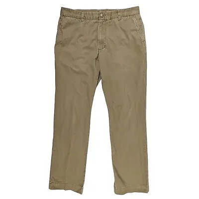 Vineyard Vines Men's Khaki Pants 34X31 Beige Slim Fit Breaker Pant Straight Leg • $19.95