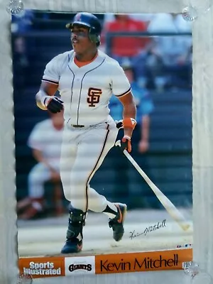 Kevin Mitchell Vintage Sports Illustrated Poster San Francisco Giant 23 X35  • $29