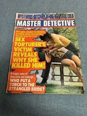 Master Detective Magazine 1974 Assault Cover True Crime Sexy Women • $12.99