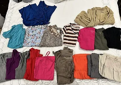 Lot Of Maternity Clothes Size M 18 Items Total • $50