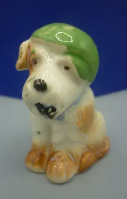 Scotty Dog Figurine Smoking Pipe Green Beret Hat - JAPAN Vintage • $10