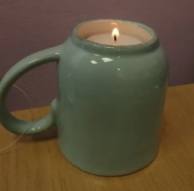 £7.99 • Buy 2 X Landon Tyler Handcrafted Tea Light Candle Holder. Green. Tea Mug Coffee Cup