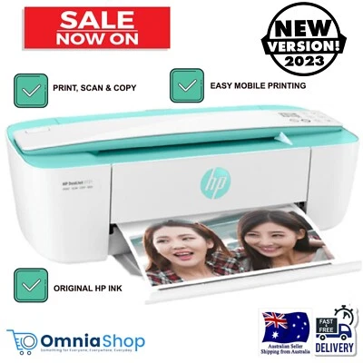$95.97 • Buy Printer HP DeskJet 3721 Wireless All-In-One Copy Scan Print + Ink Cartridge Set