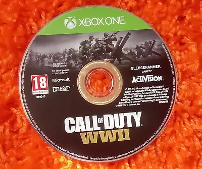 Call Of Duty WWII   Ww2 Xbox One Free Postage Disc Only • £2.99