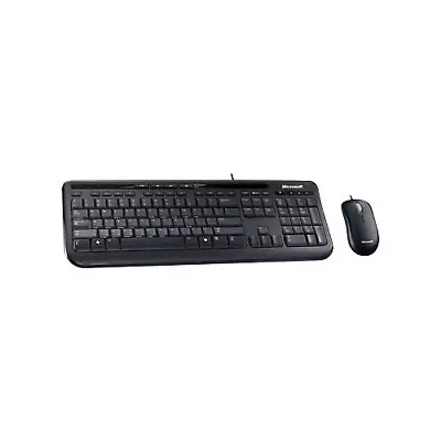 Microsoft Desktop 600 USB Wired Keyboard And Mouse Combo Black • $19.99