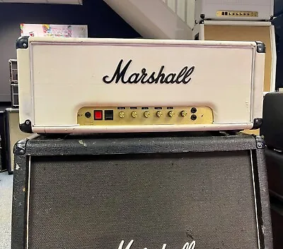 Marshall JMP 2204 Master Model Mk2 Lead 50-Watt Guitar Amp Head 1980 - White • £1799