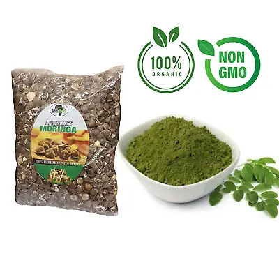 £24.99 • Buy 1Kg Organic Moringa Seeds And Leaves Powder (Afrimart Premium Quality)
